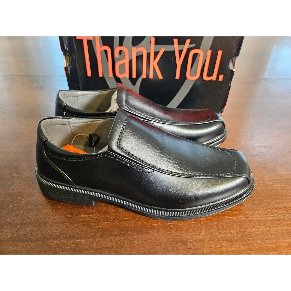 Deer Stags Greenpoint Jr Loafers Boys Size 6 Black Slip On Dress Shoes